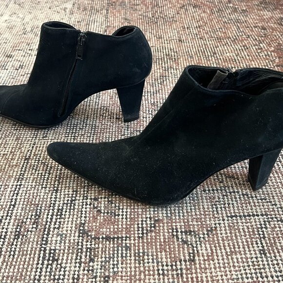 Vintage Long Life black booties - Picture 1 of 4
